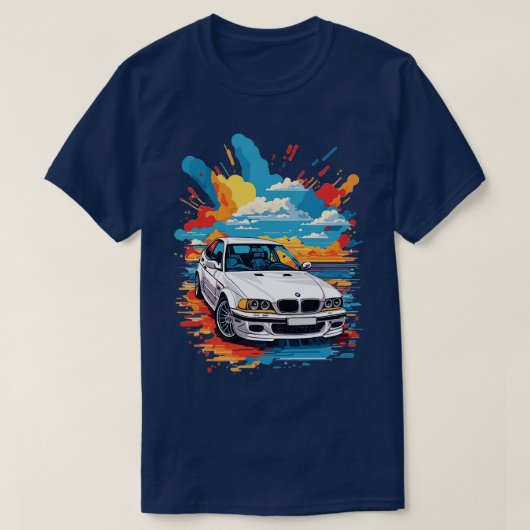 Bmw E Tシャツ (デザイン正面)