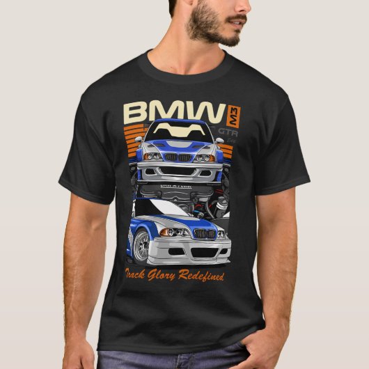 Bmw Gtr E46 Tシャツ (正面)