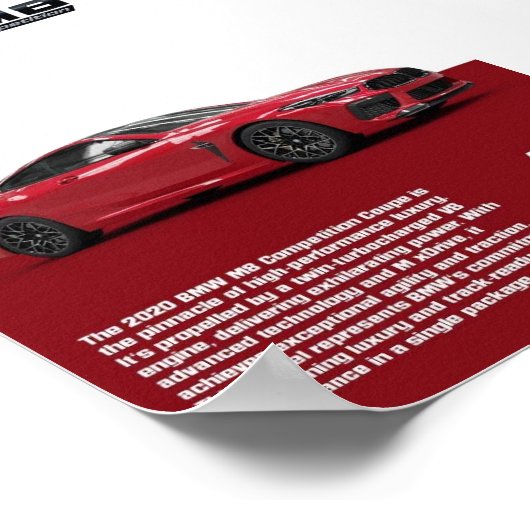 BMW High-Performance Luxury Poster ポスター (角)