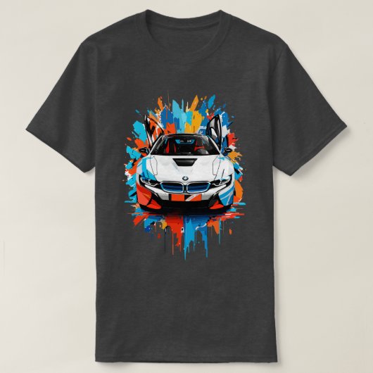 BMW i8 1 Tシャツ (デザイン正面)