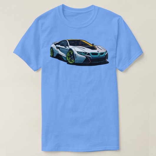 BMW i8 2 Tシャツ (デザイン正面)