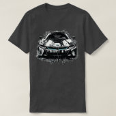 BMW i8 2 Tシャツ (デザイン正面)