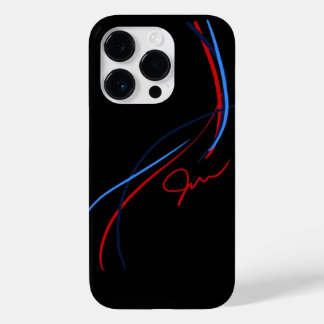BMW ///MのストライプiPhone 14ケース（黒） Case-Mate iPhone 14 Proケース