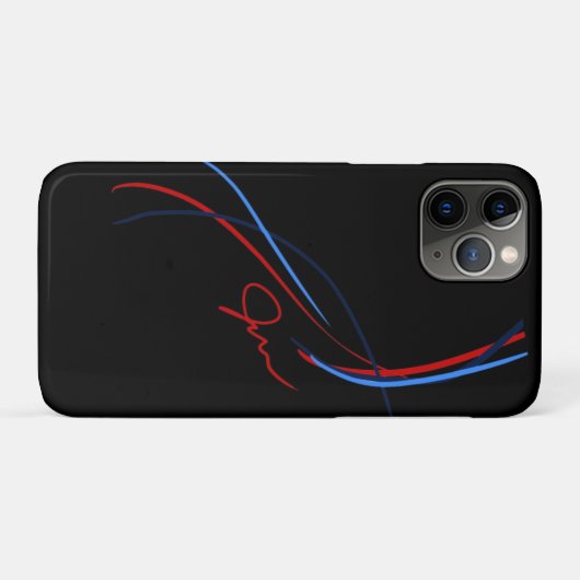 BMW ///MのストライプiPhone Case-Mate iPhoneケース (裏面(横))