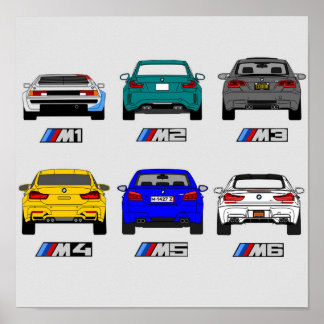 BMW Mシリーズ ポスター