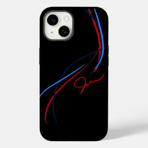 BMW ///MストライプのiPhone14 （黒） Case-Mate iPhone 14ケース