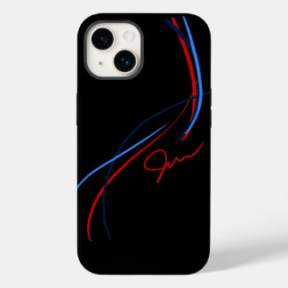 BMW ///MストライプのiPhone14 （黒） Case-Mate iPhone 14ケース