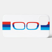 BMW M型ストライプ腎臓 Case-Mate iPhoneケース (裏面 (横))