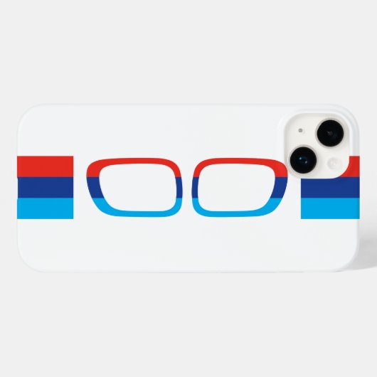 BMW M型ストライプ腎臓 Case-Mate iPhoneケース (裏面 (横))