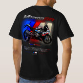 BMW M1000rr Tシャツデザイン Tシャツ (裏面)