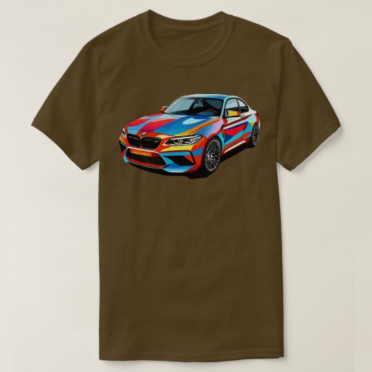 Bmw M2コンペティション Tシャツ (デザイン正面)