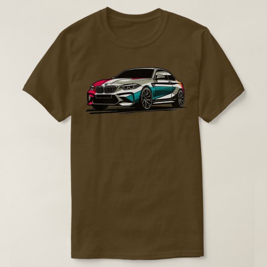 BMW M2 11 Tシャツ (デザイン正面)