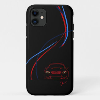 BMW M3はiPhone5穹窖の箱を縞で飾ります iPhone 11 ケース