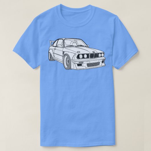 Bmw m3スタイル tシャツ (デザイン正面)