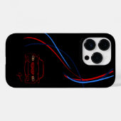 BMW M3ストライプiPhone 14ケース Case-Mate iPhoneケース (裏面 (横))