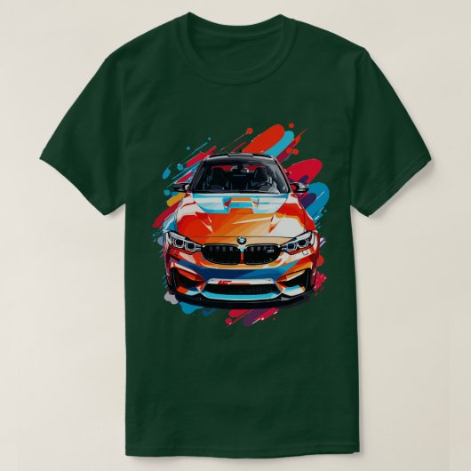 Bmw M3スポーツ Tシャツ (デザイン正面)