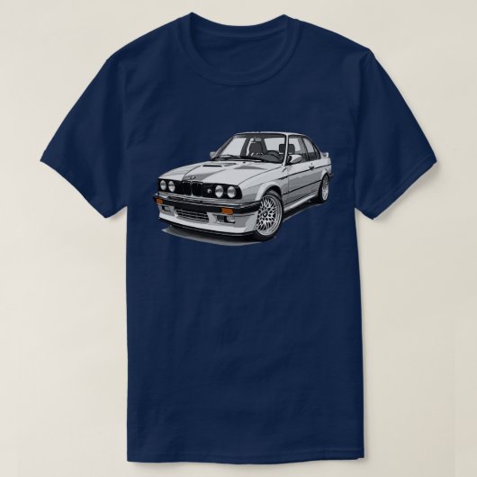 BMW M3 E30 Tシャツ (デザイン正面)
