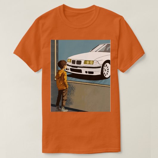 BMW M3 e36子供の夢 Tシャツ (デザイン正面)