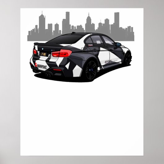 BMW M3 F80型 ポスター (正面)