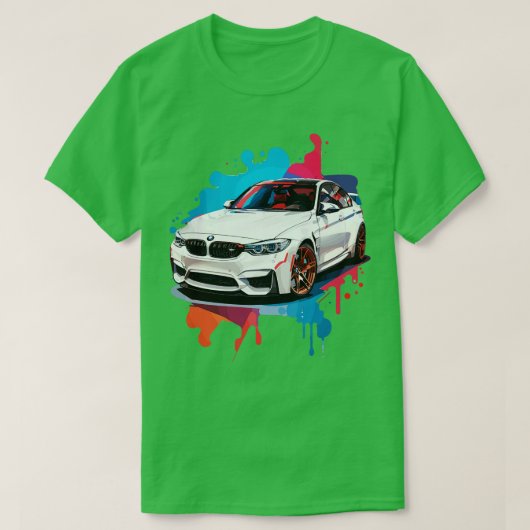 Bmw M3 F80 1 Tシャツ (デザイン正面)