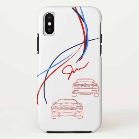 Bmw M3 M4のストライプなiphone Xの場合 Case Mate Iphoneケース Zazzle Co Jp