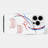 BMW M3/M4ストライプiPhone 14ケース iPhoneケース (裏面横)