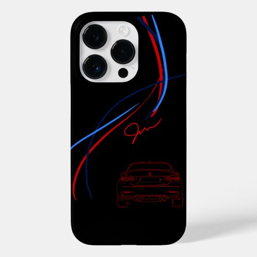 BMW M3/M4背面iPhone 14ケース Case-Mate iPhoneケース (裏面)
