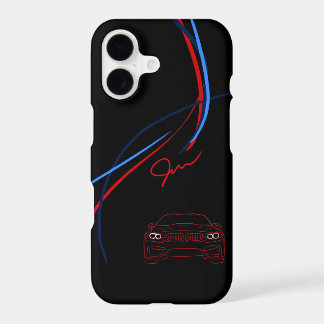 BMW M4のストライプなiPhone 7のプラスの場合