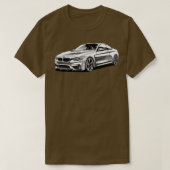 BMW M4 2 Tシャツ (デザイン正面)