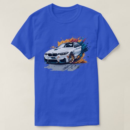 BMW M4 4 Tシャツ (デザイン正面)
