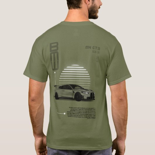 BMW M4 GT3 Tシャツ (裏面)