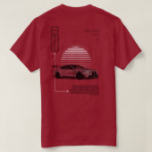 BMW M4 GT3 Tシャツ (デザイン裏面)