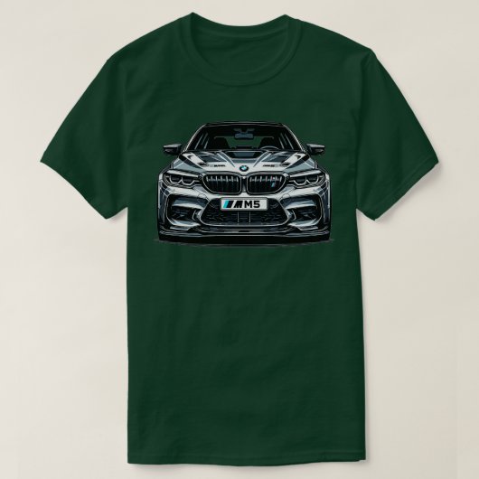 BMW M5 12 Tシャツ (デザイン正面)