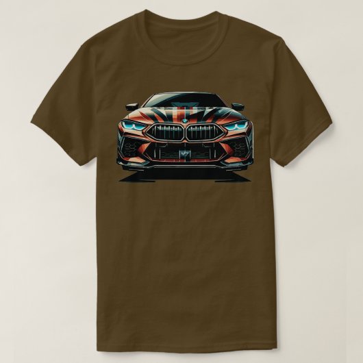 BMW M8 5 Tシャツ (デザイン正面)