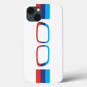 BMW M ストライプとキドニーグリル Case-Mate iPhoneケース (裏面)