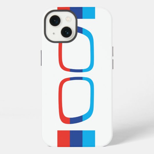 BMW M ストライプとキドニーグリル iPhoneケース (裏面)