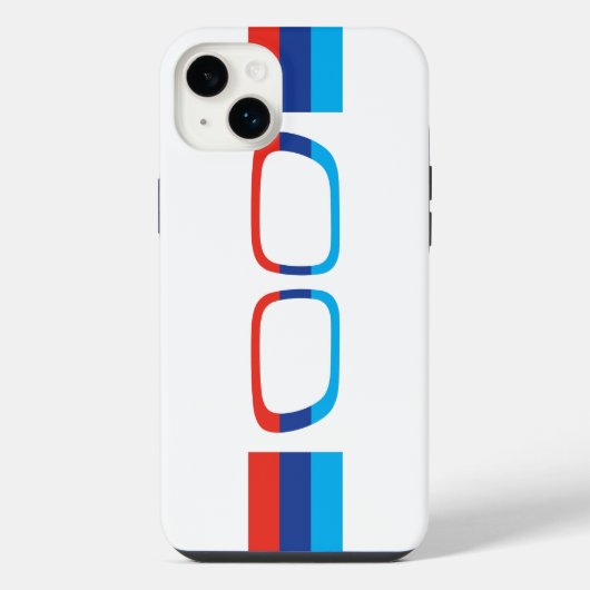 BMW M ストライプとキドニーグリル iPhoneケース (裏面)