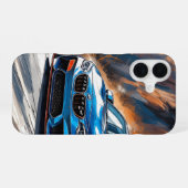 BMW M-Force Velocity アート iPhone 16ケース (裏面横)