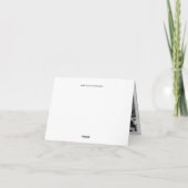 BMW Motor Bike Birthday カード (裏面)