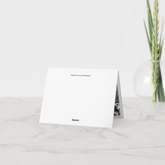 BMW Motor Bike Birthday カード (裏面)