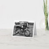 BMW Motor Bike Birthday カード (正面)