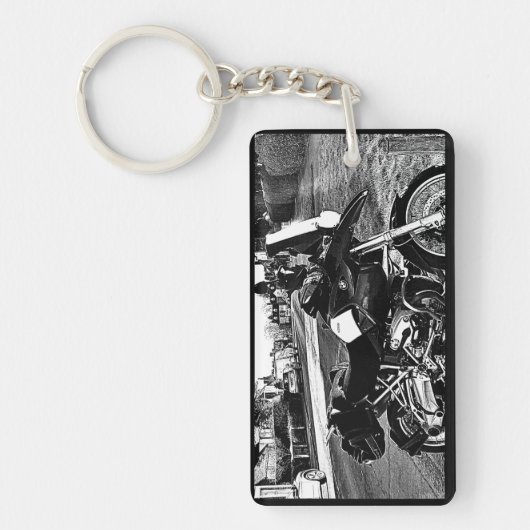 BMW Motor Bike Birthday キーホルダー (正面)