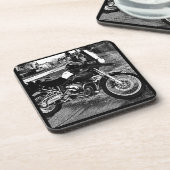 BMW Motor Bike Birthday コースター (左側)