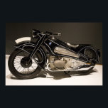 BMW MOTORCYCLE 1934 R7 CONCEPT ART DECO POSTER ポスター<br><div class="desc">Art poster</div>