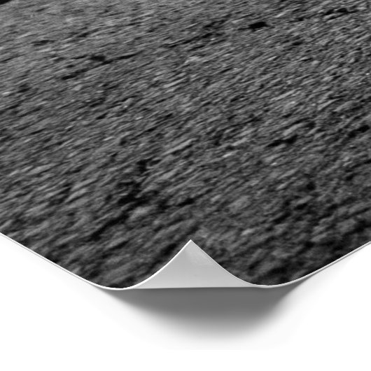 BMW Motorcycle black & white Poster ポスター (角)