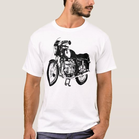 BMW R 90 Sモーターサイクル Tシャツ (正面)