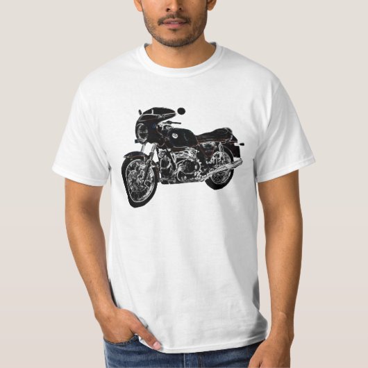 BMW R 90 S　モーターサイクル Tシャツ (正面)