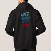 「BMW Tシャツ – グラフィティ・マネー・ヴィーブ」 (裏面)