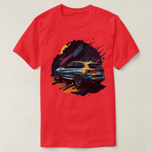 BMW X3 1 Tシャツ (デザイン正面)