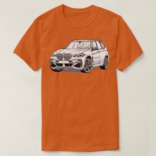 BMW X5 1 Tシャツ (デザイン正面)